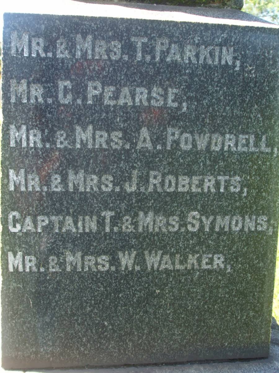 4. 1880 Memorial. P - W