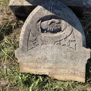 ADDICOTT Thomas Cann 1850-1914                                        