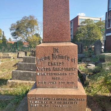 ARMSTRONG Ernest Victor 1855-1915