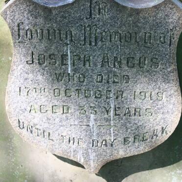 ANGUS Joseph -1919