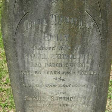 BARTHOLOMEW Samuel -1915 &amp; Emily -1914