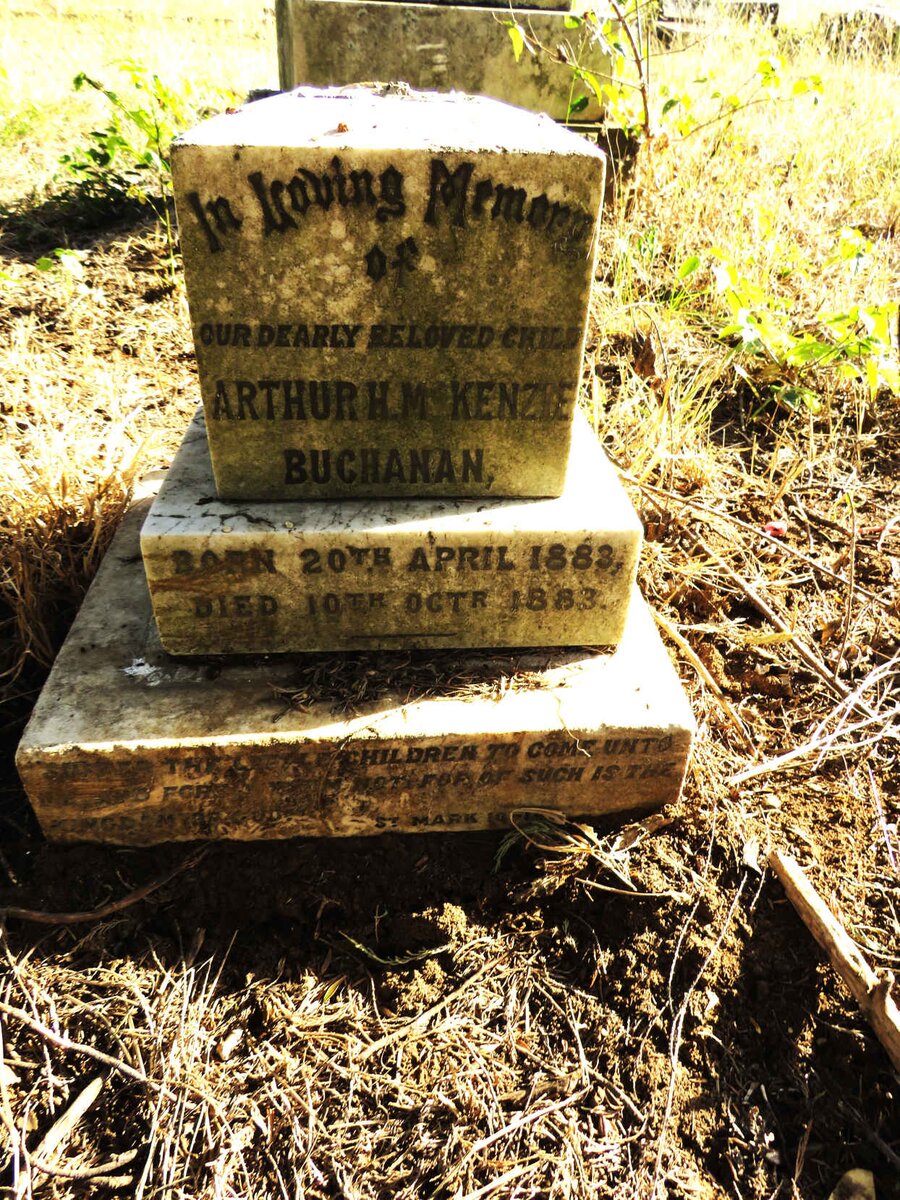 BUCHANAN Arthur H. Mckenzie 1883-1883