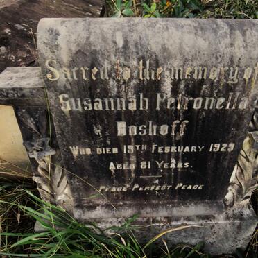 BOSHOFF Susannah Petronella -1929