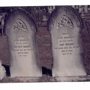 BARRON Matthew -1921 & Jane -192?