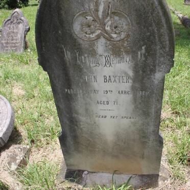 BAXTER John -1894