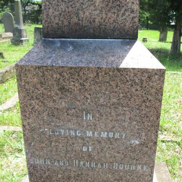 BOURKE John &amp; Hannah 