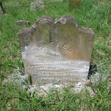 COAKES Frederick -1860