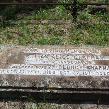 CHAPMAN Lilian Alice 1871-1911
