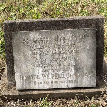CHAPMAN William -1936 & Amy -1945 :: CHAPMAN Horace Wilfred -1904