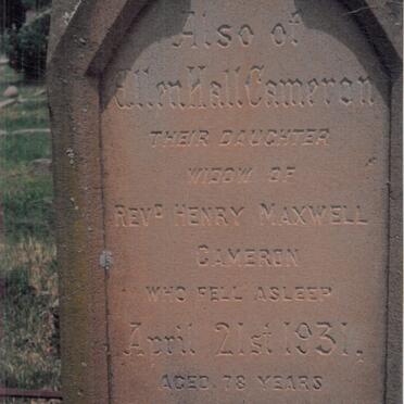 CAMERON Ellen Hall -1931