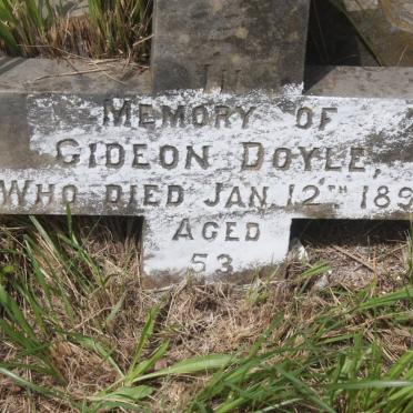 DOYLE Gideon -1891