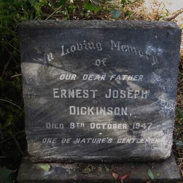 DICKINSON Ernest Joseph -1947