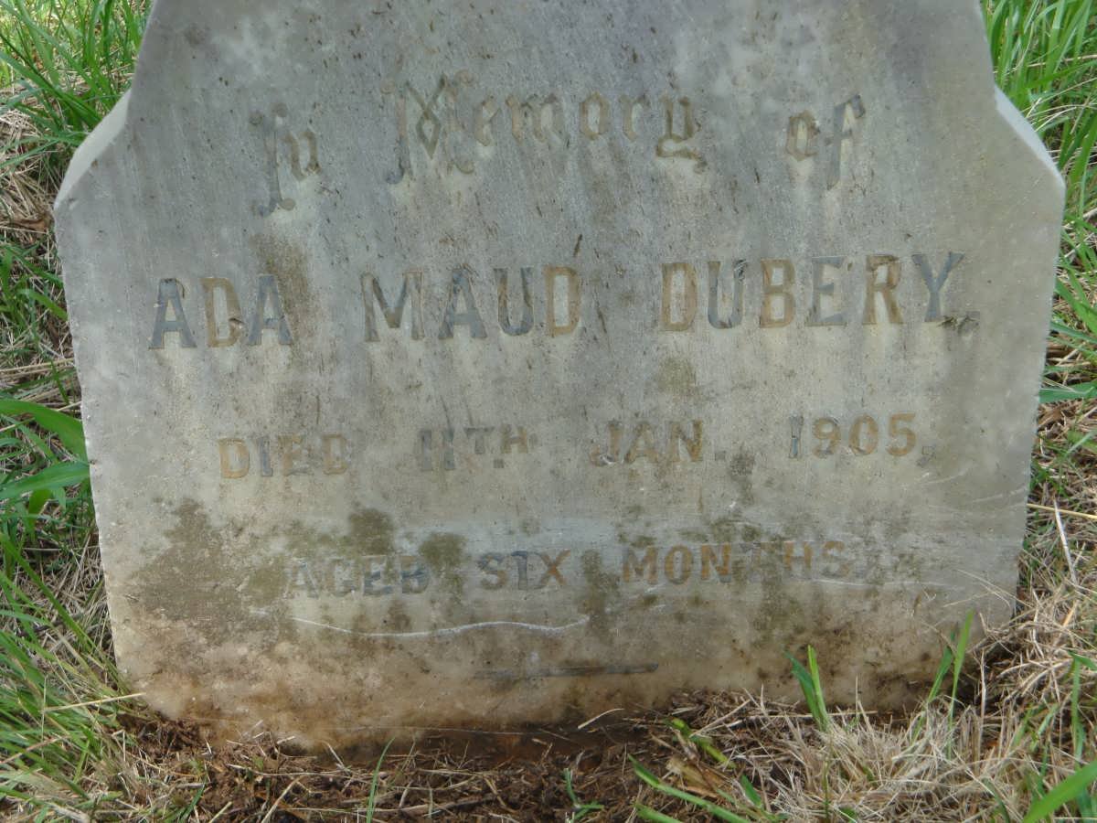 DUBERY Ada Maud -1905