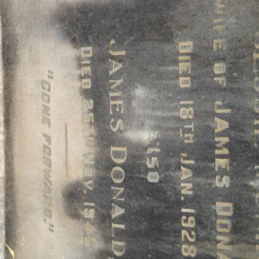 DONALD James -1945 &amp; Jessie MUNRO -1928