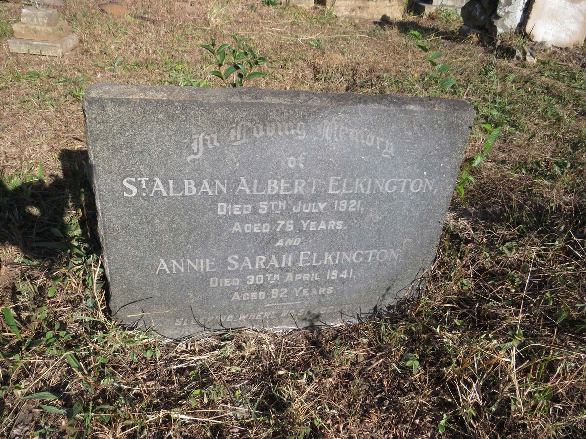 ELKINGTON St. Alban Albert -1921 & Annie Sarah -1941
