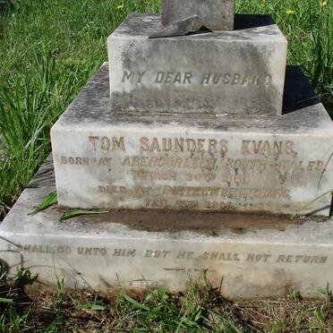 EVANS Tom Saunders 1881-1906
