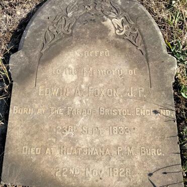 FOXON Edwin A. 1833-1928