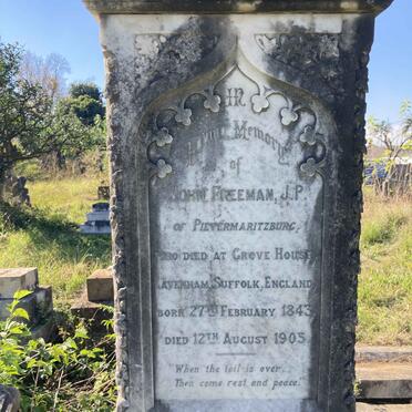 FREEMAN John 1843-1905