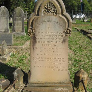 FARTHING Priscilla 1841-1883