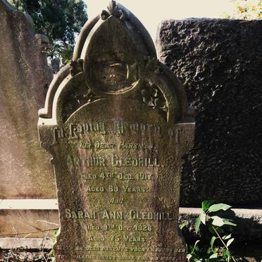 GLEDHILL Arthur -1917 & Sarah Ann -1926
