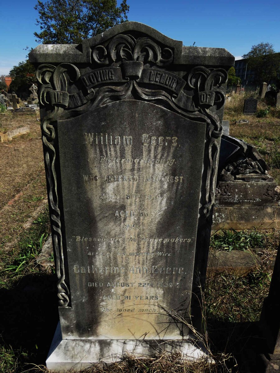 GEERE William -1914 & Catherine Ann -1930