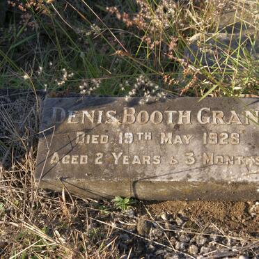 GRANT Denis Booth -1928