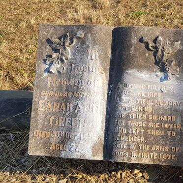 GREEN Sarah Ann -1933