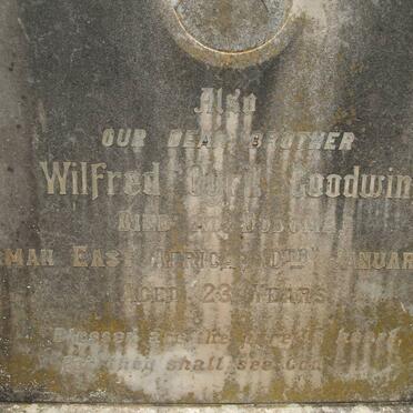 GOODWIN Wilfred Cyril -1917