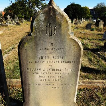 GEERE Edith Isabel -1881