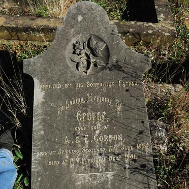 GORDON George 1894-1901