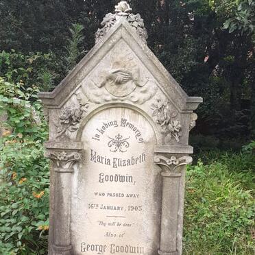 GOODWIN George -19?? &amp; Maria Elizabeth -1905