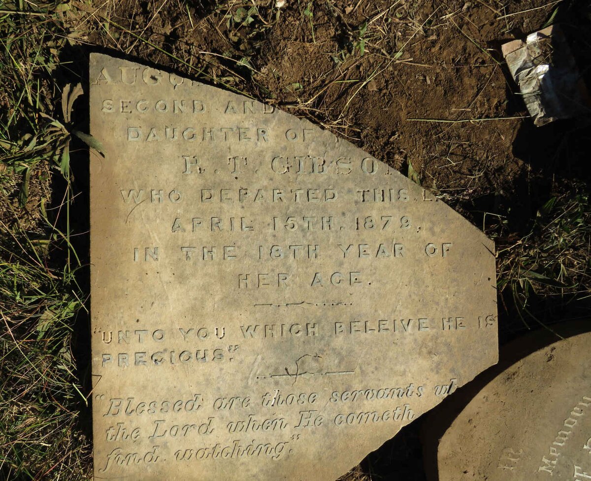 GIBSON Augusta Mary -1879