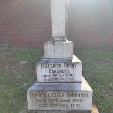 HARKNESS Frederick Henry 1882-1935 & Florence Eliza 1869-1941