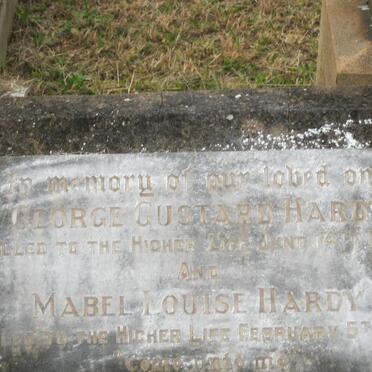 HARDY George Gustard -1909 &amp; Mabel Louise -1912