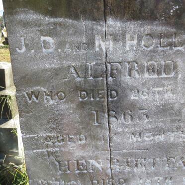 HOLLIDAY Alfred -1863 :: HOLLIDAY Henrietta -1865 :: HOLLIDAY Jane -1869 _2