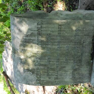 HOUSHOLD Archer Start 1854-1910