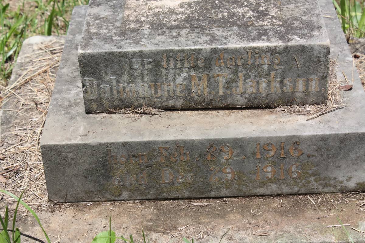 JACKSON Dalmaune M.T. 1916-1916