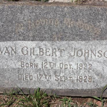 JOHNSON Ivan Gilbert 1922-1929