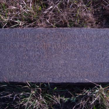 JACKSON Terence Cyril Warrington 19??-1972