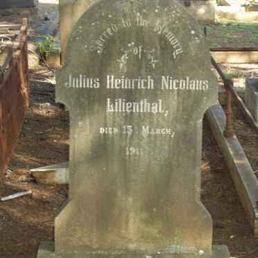 LILIENTHAL Julius Heinrich Nicolaus -1911