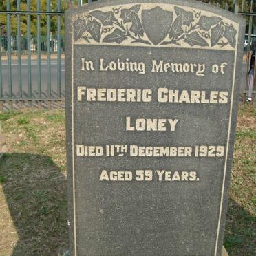 LONEY Frederic Charles -1929