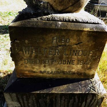 LINDUP Walter -1947 :: LINDUP Ruthven 1900-1900  _2