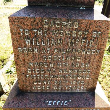 MCFIE William 1838-1920 :: MCFIE Elizabeth 1878-1915 _1