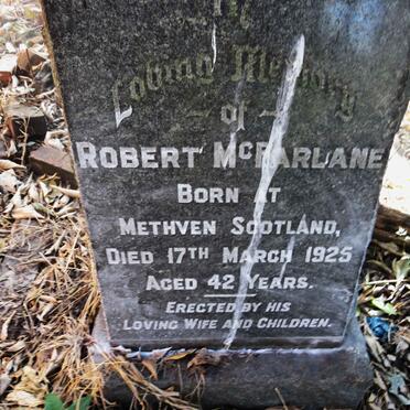 MCFARLANE Robert -1925