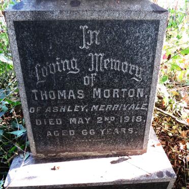 MORTON Thomas -1918
