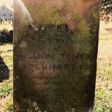 PLUNKETT William Tomyns -1861