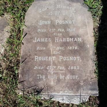 POSNOT John -1886 :: HARDMAN James -1874 :: POSNOT Robert -1883
