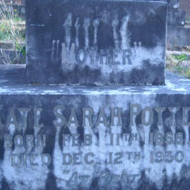 POTTER Kate Sarah 1858-1930