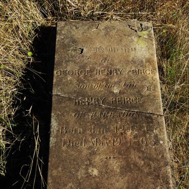 PEIRCE George Henry 1843-1868