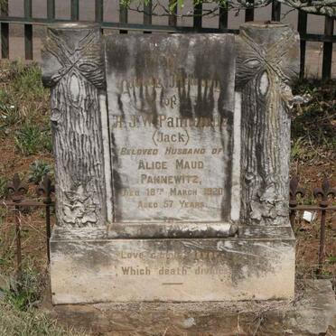 PANNEWITZ H.J.W. -1920